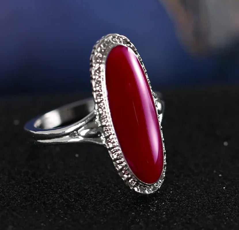 Desert Bloom Turquoise Ring – A Statement of Earthy Elegance